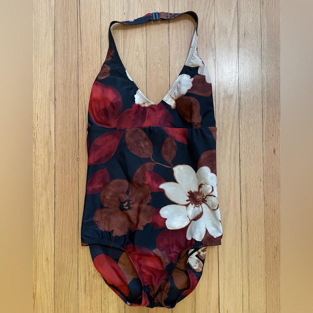 Speedo Floral Halter One Piece